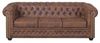 Edles Chesterfield-Sofa 3 Sitzer in Mikrofaser Vintage braun Bild 5