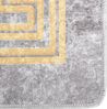 vidaXL Teppich Waschbar 120x180 cm Grau Rutschfest [337936] Bild 3