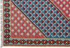 Looma 'Pershang' Kelim Senneh handgewebt, Schurwolle Blau, 107x156 cm Bild 4