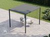 PRIMEYARD Pergola 3x2,5 m Pfosten und Lamellendach aus Stahl - anthrazitfarbene Terrassenüberdachung Bild 4