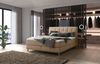 Stefania Boxspringbett braun Eiche MassivholzPolyester/Polyamid/Viskose 214cm x 183cm x 115cm Bild 2