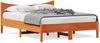 vidaXL Massivholzbett ohne Matratze Wachsbraun 120x190 cm Kiefernholz 844752 Bild 2