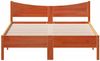 vidaXL Massivholzbett ohne Matratze Wachsbraun 120x190 cm Kiefernholz 844752 Bild 4
