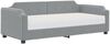 vidaXL Tagesbett mit Matratze Hellgrau 80x200 cm Stoff 3197611 Bild 2