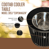 COOTAB Cooler Table COPENHAGEN 4-in-1 Loungetisch mit Edelstahl-Bierkühler Bild 3