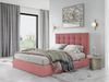 Micadoni Bett Phaedra Samt Rosa 140x200 Bild 5