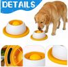 Ledander Futternapf Lick Bowl Für Hunde,Nassfutter Lick Pad Mit Antirutschmatte, PP, Futternapf mit Integrierter Drehkugel für Gelangweilte Welpen Katzen Bild 3