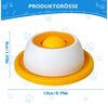 Ledander Futternapf Lick Bowl Für Hunde,Nassfutter Lick Pad Mit Antirutschmatte, PP, Futternapf mit Integrierter Drehkugel für Gelangweilte Welpen Katzen Bild 2