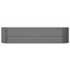 vidaXL Hochbeet Verzinkter Stahl 296x80x68 cm Grau 318959 Bild 3