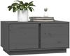 vidaXL Couchtisch Grau 80 x 50 x 40 cm Massivholz Kiefer [814421] Bild 4