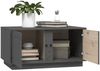 vidaXL Couchtisch Grau 80 x 50 x 40 cm Massivholz Kiefer [814421] Bild 5