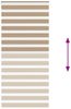 vidaXL Doppelrollo Sandbraun 95x230 cm Stoffbreite 90,9 cm Polyester 4014598 Bild 5