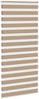 vidaXL Doppelrollo Sandbraun 95x230 cm Stoffbreite 90,9 cm Polyester 4014598 Bild 3