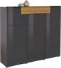 INOSIGN Highboard Toledo,Breite 147,5 cm,trendige Hochkommode mit 3 Türen 1SK, Hochschrank mit viel Stauraum, stylische Hochglanzfronten Bild 2