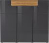 INOSIGN Highboard Toledo,Breite 147,5 cm,trendige Hochkommode mit 3 Türen 1SK, Hochschrank mit viel Stauraum, stylische Hochglanzfronten Bild 4