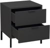 Kommode Erna 51x45x62 Anthrazit matt Lack 14711-Q Bild 3