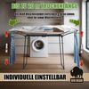 BigDean Wäscheständer 20m extra hoch & dicke Leinen - Wäscheständer XXL - Wäscheständer platzsparend - Klappbarer Flügelwäscheständer- Wäschetrockner Made in Europe Bild 2