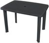 vidaXL Gartentisch Anthrazit 101x68x72 cm Kunststoff 43594 Bild 2