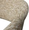 Esszimmerstuhl Yossi aus Webstoff, modernes Design, sand und dunkelbraun, gepolstert, mit Armlehne Bild 5