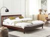 Bett mit Lattenrost MAYENNE 180 x 200 cm Holz Dunkler Holzfarbton Bild 3