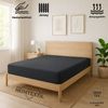 EXKLUSIV HEIMTEXTIL Marke Jersey Spannbettlaken 120 x 200 cm Anthrazit 100% Baumwolle Öko - Tex Zertifiziert Bed-Sheet Bettlaken Spannbetttuch Topper Leinentuch Bild 2