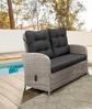 Destiny MERANO II 2er Sofa, vintage weiß, Polster anthrazit Bild 4
