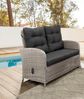 Destiny MERANO II 2er Sofa, vintage weiß, Polster anthrazit Bild 5