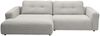 KAWOLA Sofa MIKA Ecksofa Cord hellgrau Longchair links 86 x 167 x 276 cm Bild 4
