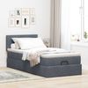 vidaXL Ottoman-Bett mit Matratze Dunkelgrau 100x200 cm Samt 3311682 Bild 3