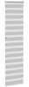 vidaXL Doppelrollo Hellgrau 55x230 cm Stoffbreite 50,9 cm Polyester 4014486 Bild 4