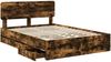 vidaXL Bettrahmen Geräucherte Eiche 160 x 200 cm Holzwerkstoff 3412168 Bild 5