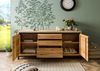 Sideboard Wildeiche 190x45x85 natur geölt VILLANDERS #151 Bild 4