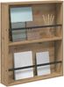 vidaXL Magazinregal Artisan-Eiche 60 x 12 x 70 cm Holzwerkstoff 890838 Bild 3