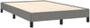 vidaXL Polsterbett, Stoff, 25,0 cm, Dunkelgrau, 120x190 cm Bild 3