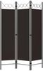 vidaXL 3-tlg. Raumteiler Braun 120 x 180 cm 320700 Bild 2
