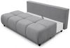 Sofa 3-Sitzer mit Schlaffunktion XENIO in Stoff Soft Grau Bild 3