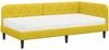 vidaXL Eckbettgestell Gelb 90 x 190 cm Samt 3394150 Bild 2