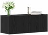 vidaXL TV-Schränk 2 pcs Schwarz Eichen-Optik 80 x 30 x 30 cm 862784 Bild 3