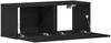 vidaXL TV-Schränk 2 pcs Schwarz Eichen-Optik 80 x 30 x 30 cm 862784 Bild 5