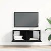 vidaXL TV-Schränk 2 pcs Schwarz Eichen-Optik 80 x 30 x 30 cm 862784 Bild 4