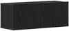 vidaXL TV-Schränk 2 pcs Schwarz Eichen-Optik 80 x 30 x 30 cm 862784 Bild 2