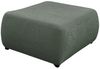 Sofa Schlafsofa 3-Sitzer ANIKE inkl. Polsterhocker in Stoff Now or Never Grüngrau Bild 2