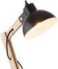 Tischleuchte, Holz, hell, Metall, schwarz, Spot beweglich Bild 2