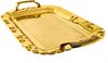 2er-Set Serviertabletts aus hochwertigem 18/10 Edelstahl – Funktionalität trifft auf Eleganz Motiv 11 Gold Bild 3