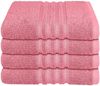 Schiesser Frottier Handtücher Milano im 4er Set aus Flauschiger, hautfreundlicher Baumwolle, Made IN Green, Farbe:Malve, Größe:50x100 cm Bild 2
