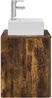 vidaXL Wandmontierte Waschtisch Geräucherte Eiche 49,5 x 41 x 62,5 cm 890282 Bild 4