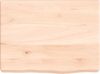 vidaXL Waschtischplatte 40x30x(2-6) cm Massivholz Unbehandelt 3155995 Bild 3