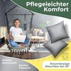 KESSER® Hängesessel mit 2 Kissen, mit Getränkehalter & Bücherfach, bis 150 kg, Grau Bild 4