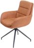 Mendler 6x 'HWC-K32' Esszimmerstuhl, Auto-Position, Stoff / Textil in Wildleder-Optik Bild 5