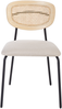 Esszimmerstuhl 2er Set MAYETTA Rattan Helles Beige Bild 5